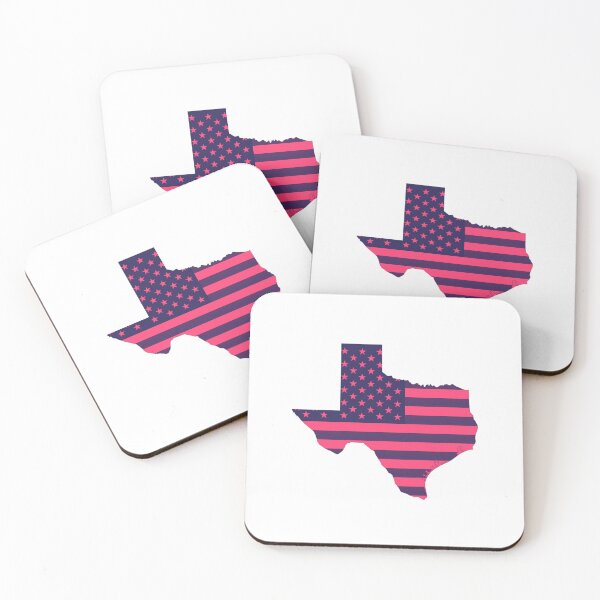 Item preview, Texas State Pop Pink Stars & Stripes – Trendy Pink designed and sold by Paper Drip.