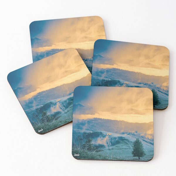 Item preview, Fairytale Swiss Alps – Sun-drenched Yellow / Swiss Artwork Photography designed and sold by Raphael Wolf.
