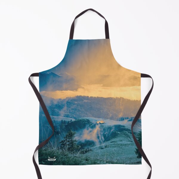 Item preview, Fairytale Swiss Alps – Sun-drenched Yellow / Swiss Artwork Photography designed and sold by Raphael Wolf.
