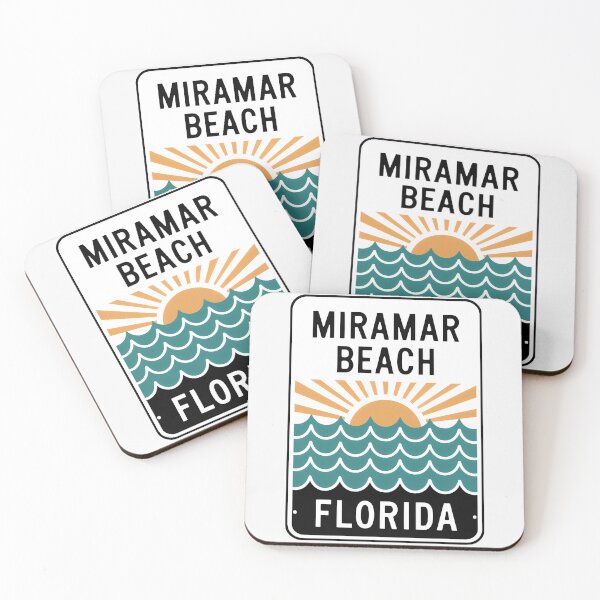 Item preview, Miramar Beach Florida - Sign designed and sold by TheOldMittenIllustrated.