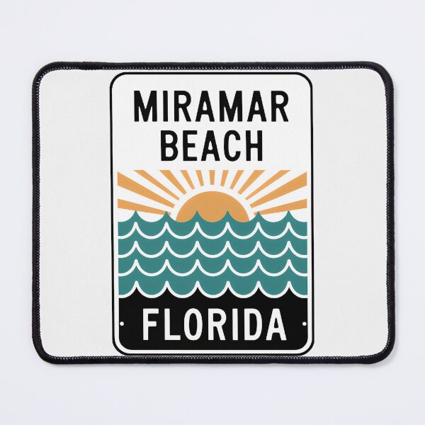 Item preview, Miramar Beach Florida - Sign designed and sold by TheOldMittenIllustrated.