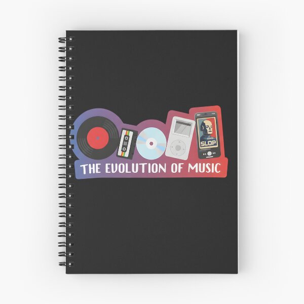 Item preview, The Evolution of Music – Retro to Modern Music Formats designed and sold by Inkspire House.