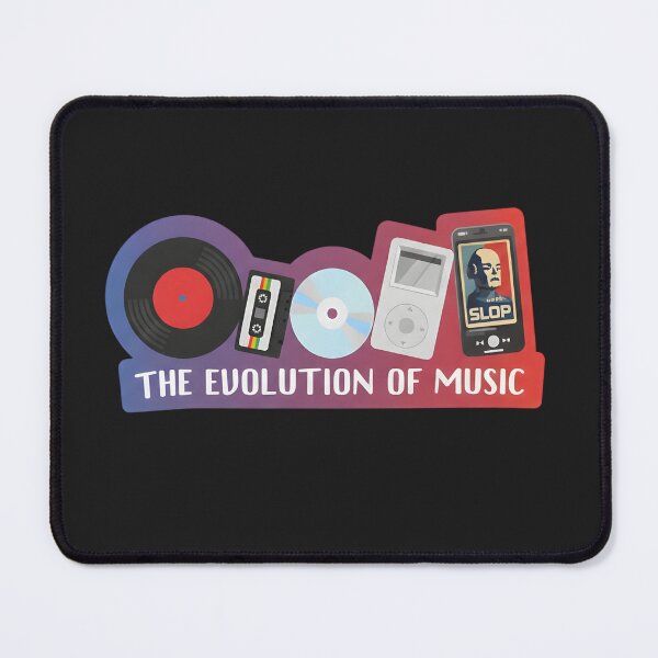 Item preview, The Evolution of Music – Retro to Modern Music Formats designed and sold by Inkspire House.