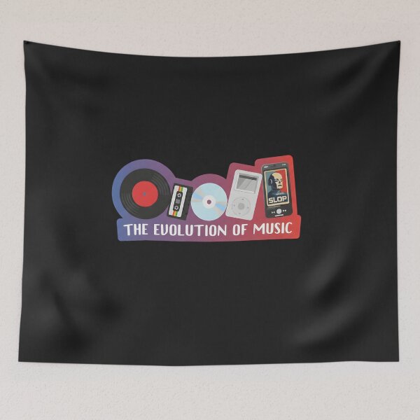 Item preview, The Evolution of Music – Retro to Modern Music Formats designed and sold by Inkspire House.