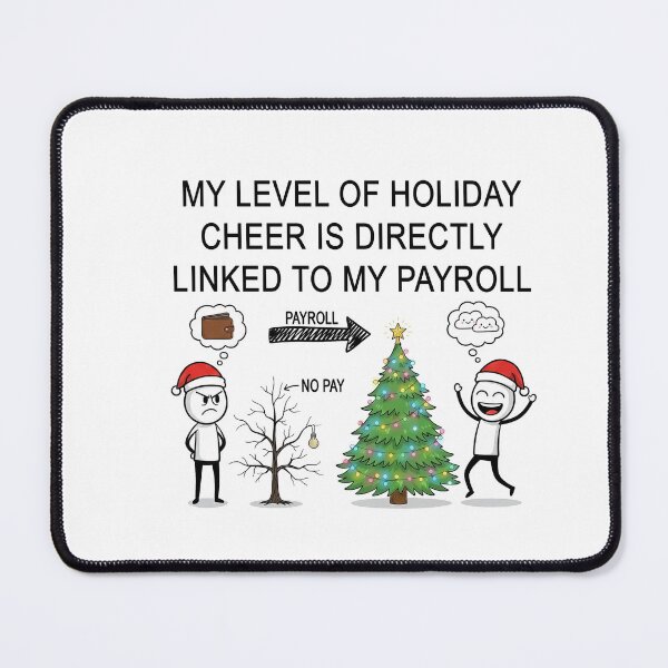 Item preview, My Holiday Cheer Is Linked To My Payroll T-Shirt | Funny Corporate Office Gift designed and sold by SylwiaPrint.