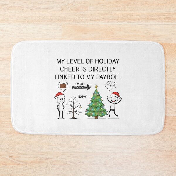 Item preview, ​My Holiday Cheer Is Linked To My Payroll T-Shirt | Funny Corporate Office Gift designed and sold by SylwiaPrint.