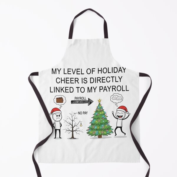 Item preview, ​My Holiday Cheer Is Linked To My Payroll T-Shirt | Funny Corporate Office Gift designed and sold by SylwiaPrint.