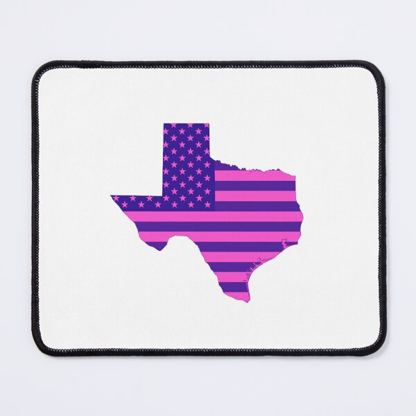 Item preview, Texas Pop Pink State Flag – Modern Fun Colors designed and sold by Paper Drip.