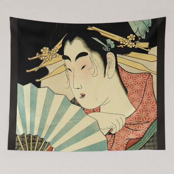 Item preview, Courtesan with Ogi Fan   designed and sold by RickE.
