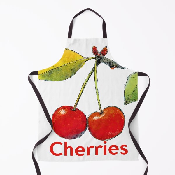 Item preview, Cherry Bliss – Vibrant Fruit Illustration with Botanical Charm designed and sold by ForeverPrintsOK.