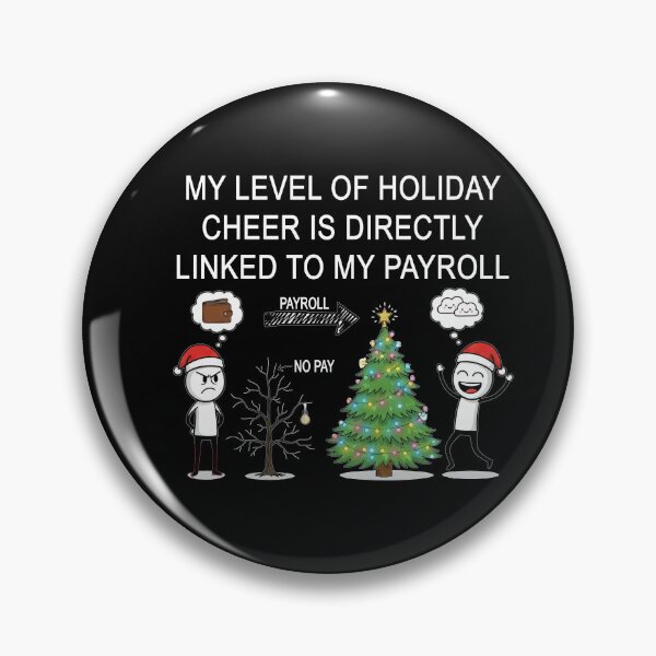 Item preview, My Holiday Cheer Is Linked To My Payroll T-Shirt | Funny Corporate Office Gift designed and sold by SylwiaPrint.