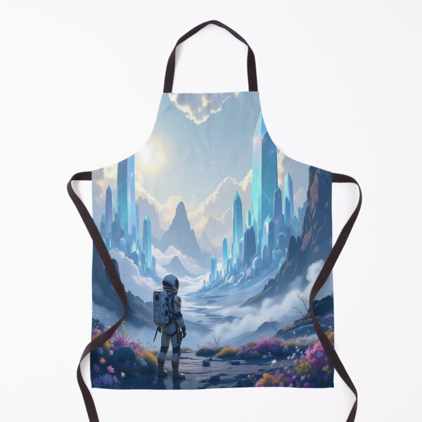 Item preview, Astronaut in Crystal Valley – between flower trails, surreal expanses & dreamy sci-fi vibes full of magic designed and sold by FotoworldEdel.