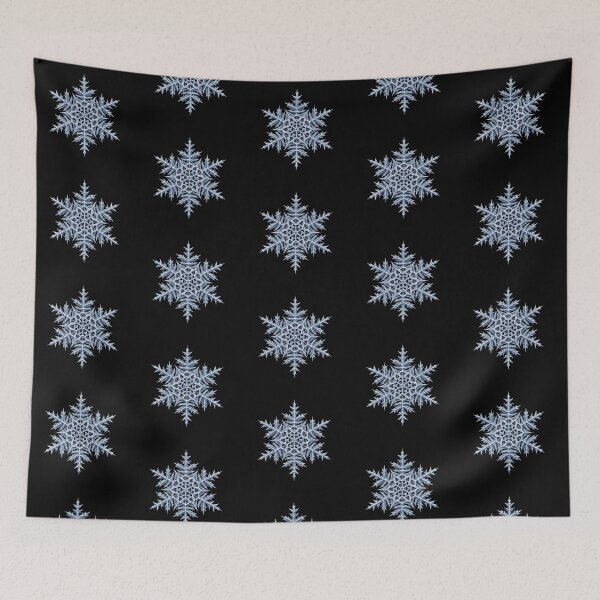 Item preview, Intricate Blue Ice Crystal Snowflake Mandala designed and sold by zzz888.