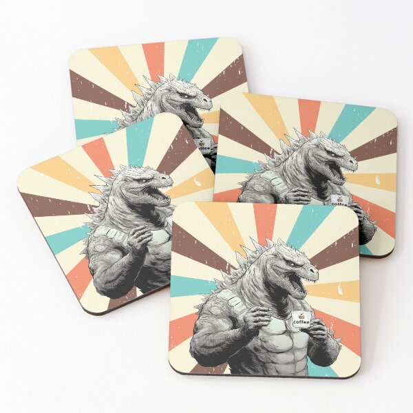 Item preview, Retro Monster  Loves Coffee designed and sold by NatureStyle555.