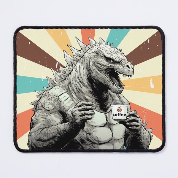 Item preview, Retro Monster  Loves Coffee designed and sold by NatureStyle555.