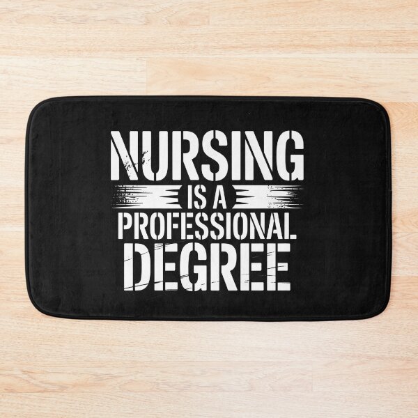 Item preview, Rebellious Nursing Graphic Stencil Art R.N. Degree Black and White Design designed and sold by malekart1.