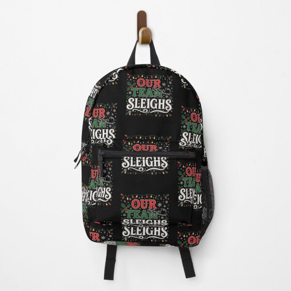 Item preview, Our Team Sleighs Christmas Santa Reindeer Xmas Team designed and sold by gear-posters.