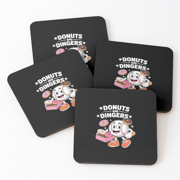 Item preview, Donuts And Dingers Baseball Fan Humor Donut  designed and sold by MathisBellanger.