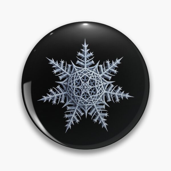 Item preview, Hyper-Realistic 3D Geometric Ice Crystal Snowflake designed and sold by zzz888.