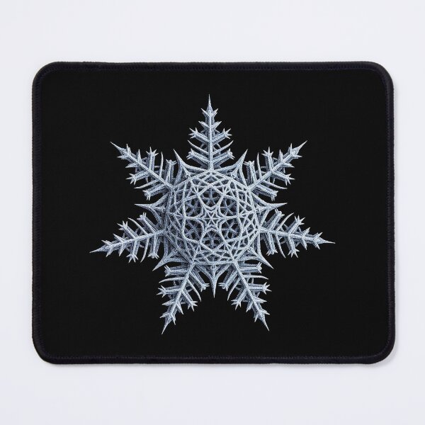 Item preview, Hyper-Realistic 3D Geometric Ice Crystal Snowflake designed and sold by zzz888.