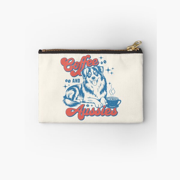 Item preview, Coffee & Aussies Australian Shepherd Dog Retro    designed and sold by Y-Vibes.