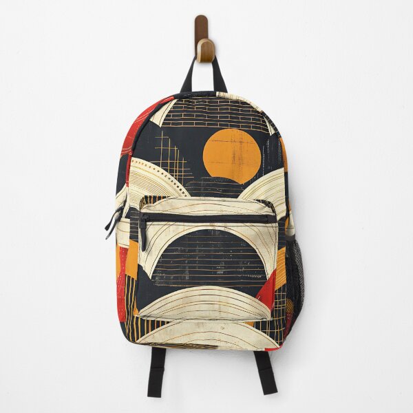 Item preview, Vintage Seigaiha - Japanese Wave Pattern in Red & Gold designed and sold by KaitoJapanDesign.