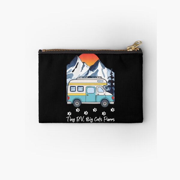 Item preview, Tiny RV, Big Cats Purrs. RV and cat design designed and sold by SofikoDesigns.