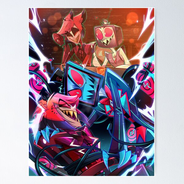 Alastor X Vox Posters for Sale | Redbubble