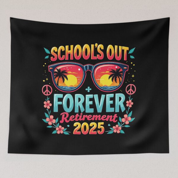 Item preview, School's Out Forever Retirement 2025 Retired Teacher 2025  designed and sold by elmafuentesz.
