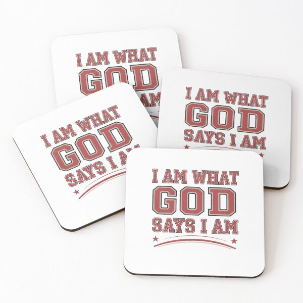 Item preview, I Am What God Says I Am - Retro Collegiate designed and sold by Faithloveshop.