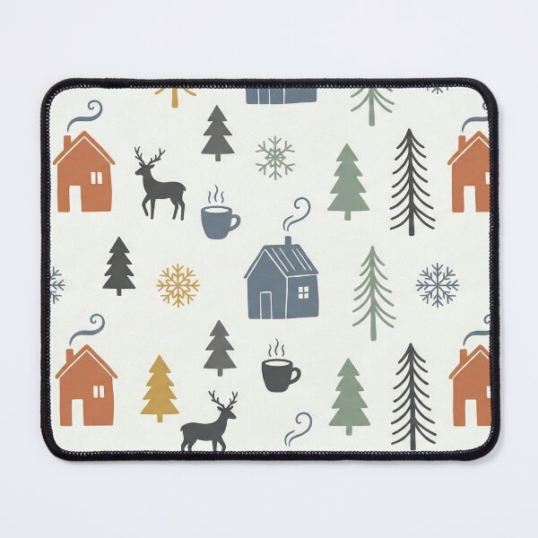 Item preview, Scandi Hygge Winter Minimalist Seamless Pattern | Cozy Nordic Folk Art designed and sold by StickyGuys.