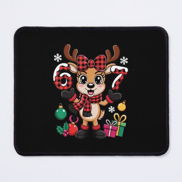 Item preview, 67 Christmas Outfit Wo Meme Reindeer Six Seven designed and sold by JEFDodsonArt.