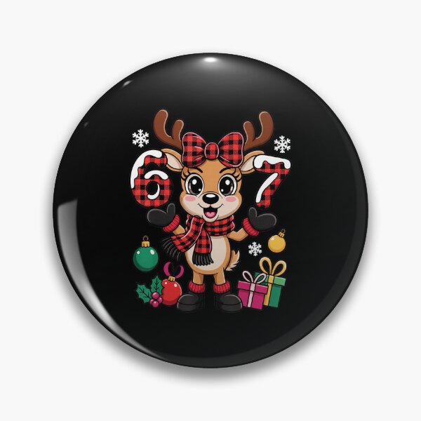 Item preview, 67 Christmas Outfit Wo Meme Reindeer Six Seven designed and sold by JEFDodsonArt.