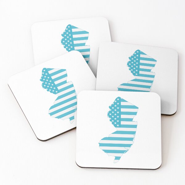 Item preview, New Jersey Stars & Stripes State Silhouette – Classic Americana designed and sold by Paper Drip.