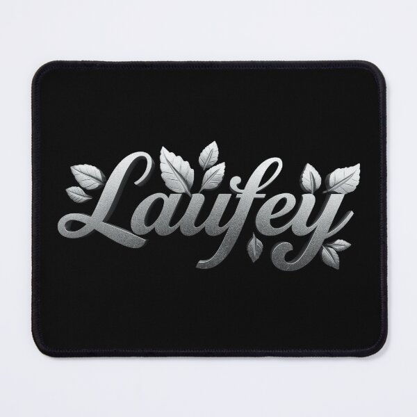 Item preview, Laufey – Leaf-Inspired Nordic Typography designed and sold by RED-MOUSE.