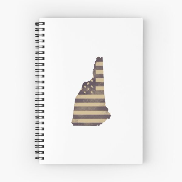 Item preview, New Hampshire State Vintage Stars & Stripes – Brown and Gold designed and sold by Paper Drip.