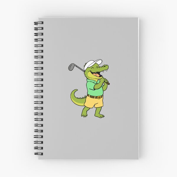 Aperçu de l'œuvre Gator joue au golf créée et vendue par Be-Random.