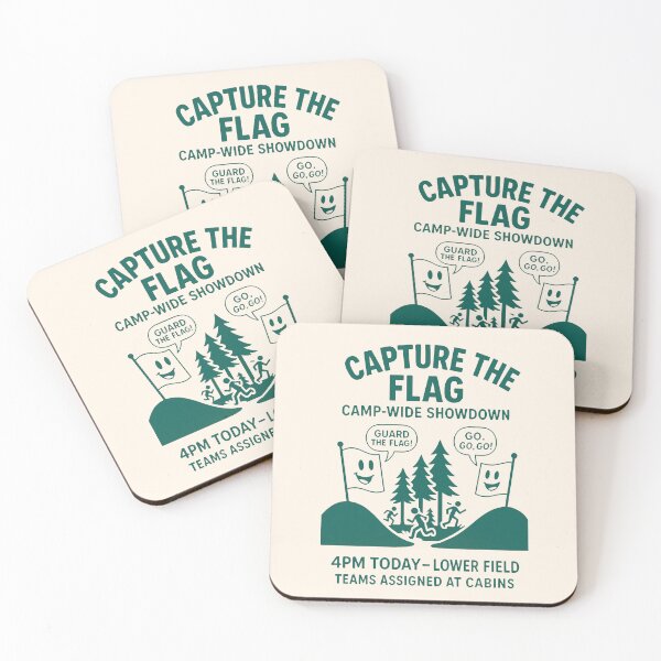 Item preview, Camp Capture the Flag Showdown designed and sold by PrintSmithArt.
