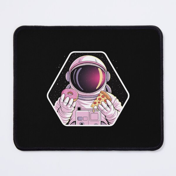 Item preview, Astronaut Eating Pizza Donut Space Food Galaxy Cosmic designed and sold by MathisBellanger.