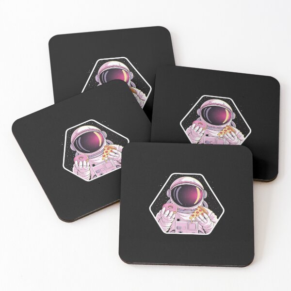 Item preview, Astronaut Eating Pizza Donut Space Food Galaxy Cosmic  designed and sold by MathisBellanger.