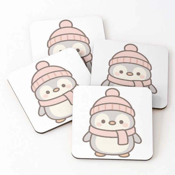 Item preview, Cute Kawaii Winter Penguin Icon designed and sold by Fernova.