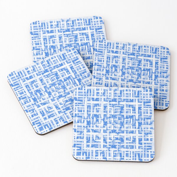 Item preview, Blue Tiki Weave Seamless Repeat designed and sold by Sharon Schwalbe.