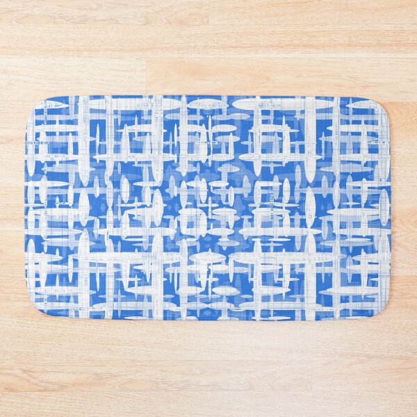 Item preview, Blue Tiki Weave Seamless Repeat designed and sold by Sharon Schwalbe.