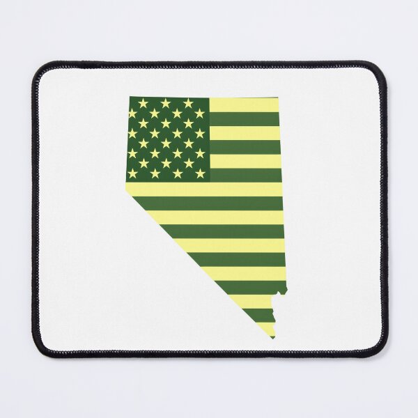 Item preview, Nevada Vintage State Flag – Green & Gold Americana designed and sold by Paper Drip.
