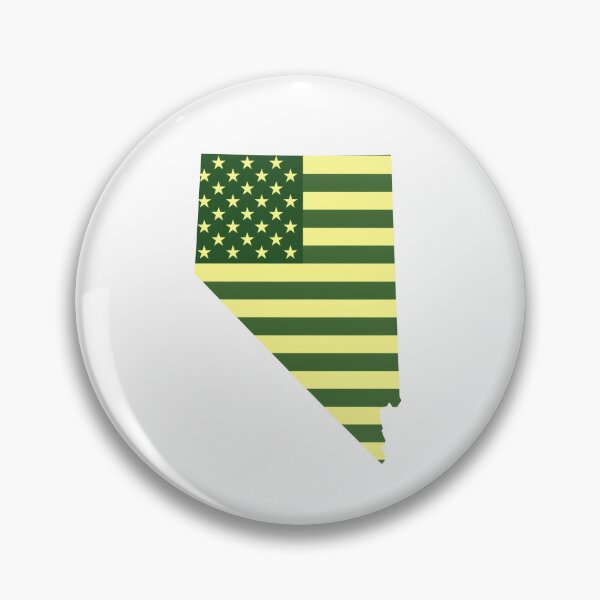 Item preview,  Nevada  Vintage State Flag – Green & Gold Americana designed and sold by Paper Drip.