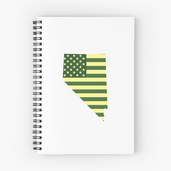 Item preview,  Nevada  Vintage State Flag – Green & Gold Americana designed and sold by Paper Drip.