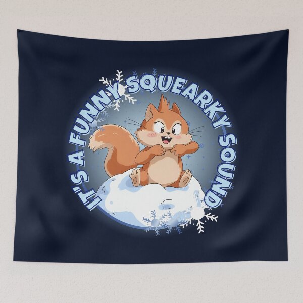 Item preview, It’s a Funny Squearky Sound | Funny Winter Squirrel designed and sold by PROPera-design.
