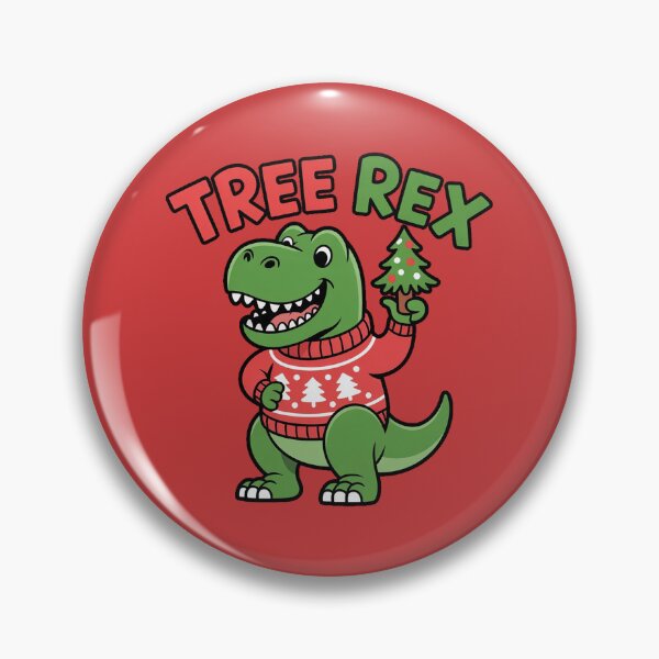 Artikelvorschau, Tree Rex – Lustiges Weihnachts-Dinosaurier-Wortspiel entworfen und verkauft von DabrowskiDesign.