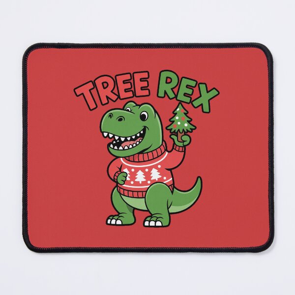 Item preview, Tree Rex – Funny Christmas Dinosaur Pun designed and sold by DabrowskiDesign.