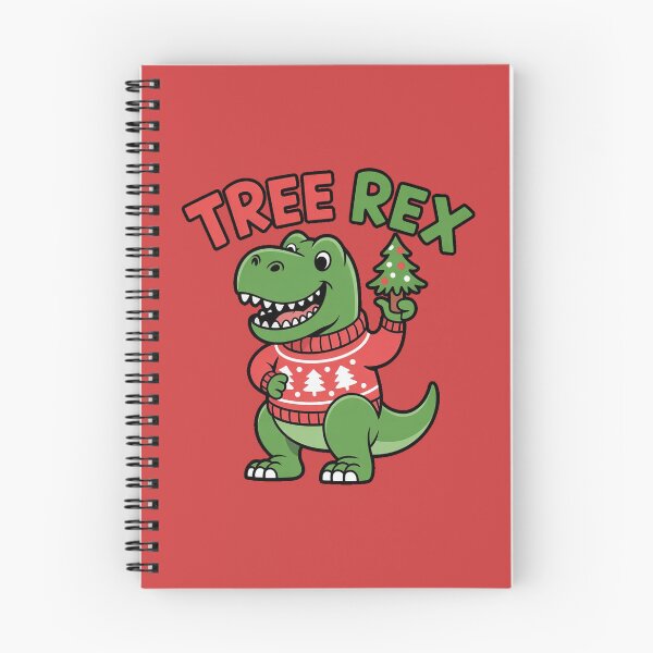 Artikelvorschau, Tree Rex – Lustiges Weihnachts-Dinosaurier-Wortspiel entworfen und verkauft von DabrowskiDesign.